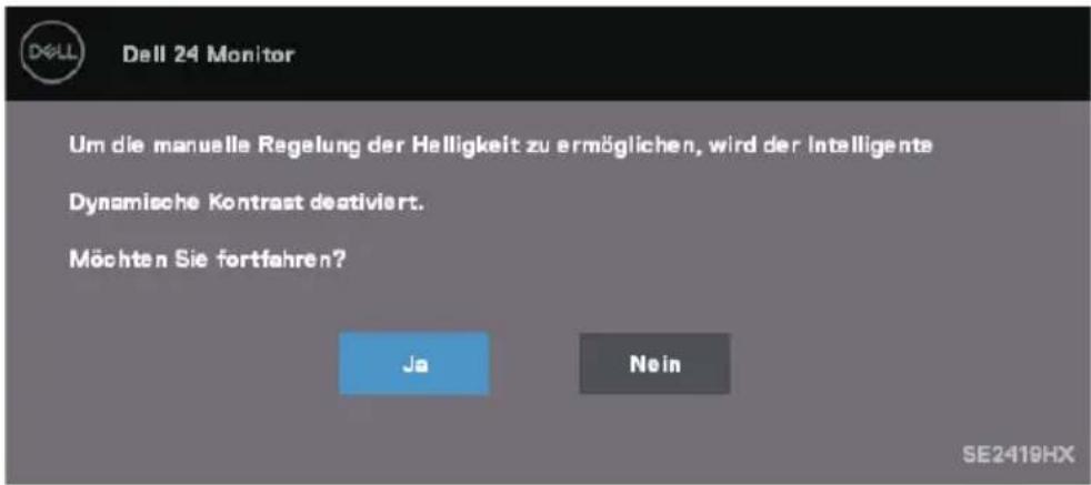 DELL SE2419H - OSD-Warnmeldungen - 3