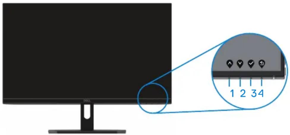 DELL SE2419H - OSD-Steuerelemente - 1