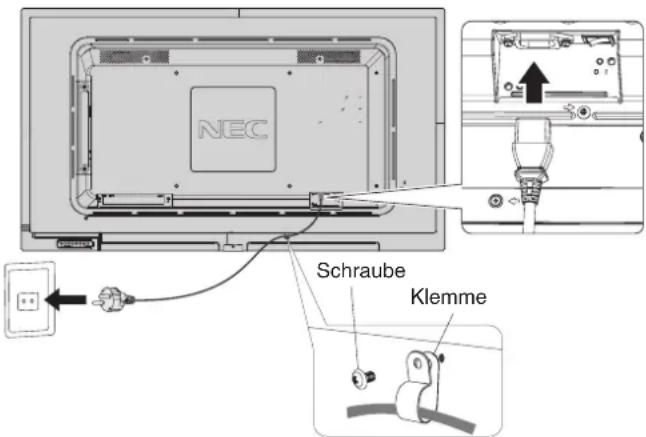 NEC Schraube Klemme