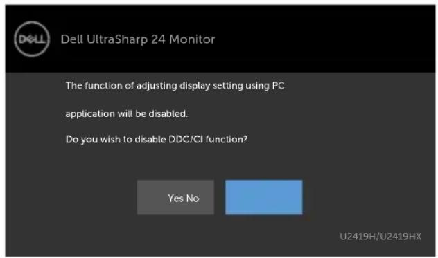 DELL UltraSharp U2719D - OSD Warning Messages - 3
