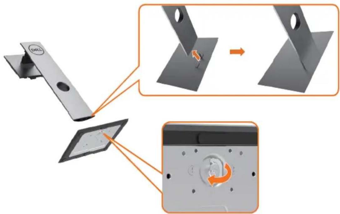 DELL UltraSharp U2719D - Attaching the Stand - 4