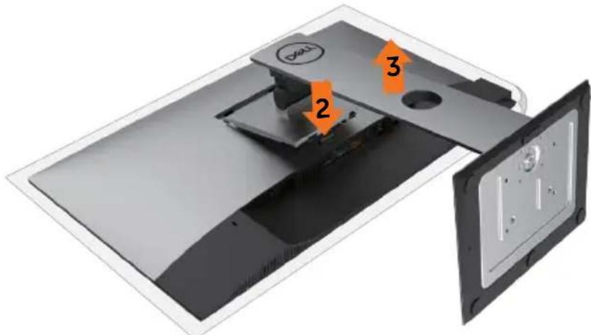 DELL UltraSharp U2719D - Removing the Monitor Stand - 3
