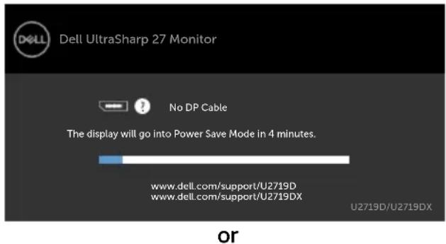 DELL UltraSharp U2719D - OSD Warning Messages - 11