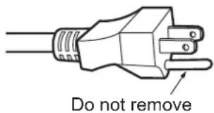 PANASONIC PT-RS11K - CAUTION (North/Middle/South America/Taiwan) - 1