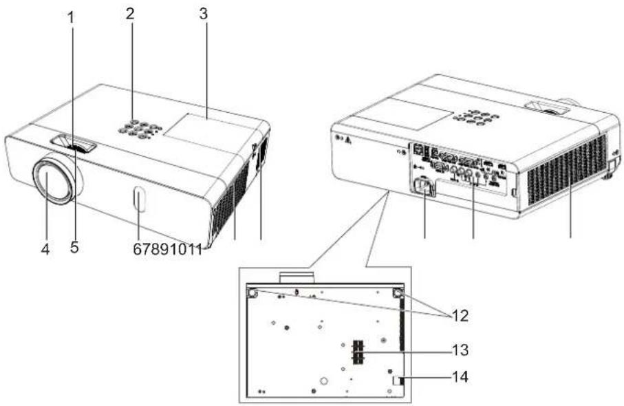 PANASONIC PT-VW360EJ - Projector body - 1