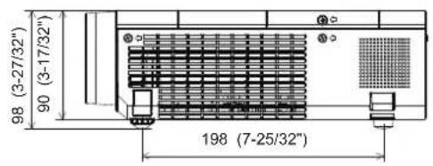 PANASONIC PT-VW360EJ - Dimensions - 3