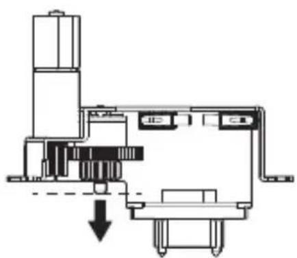 PANASONIC ET-D75LE30 - Attaching the DC motor unit - 1