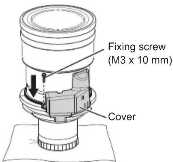 Fixing screw (M3 x 10 mm) Cover