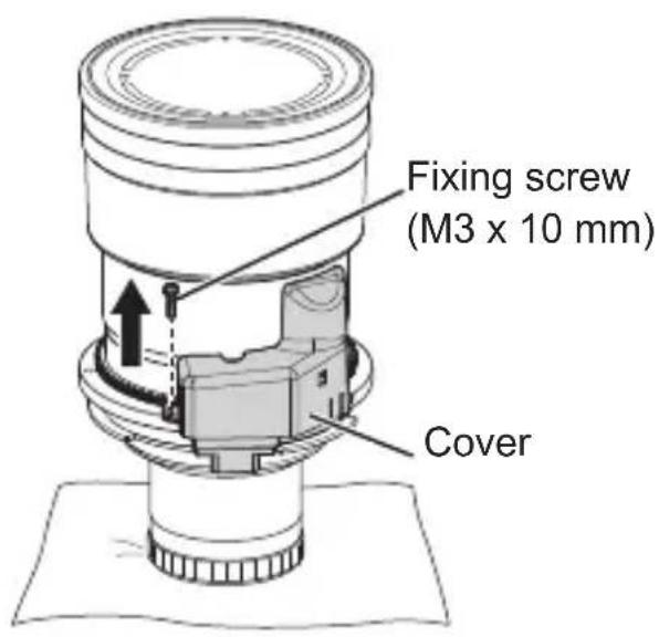 Fixing screw (M3 x 10 mm) Cover