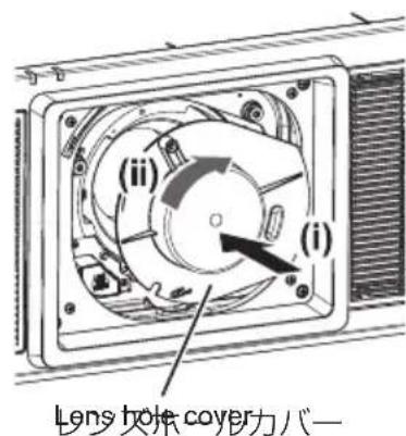 (ii) (i) Lens hole cover 力バー