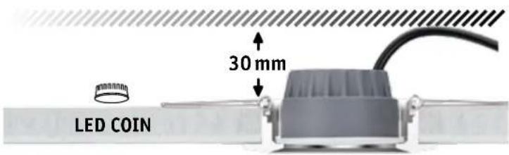 Paulmann 920.78 - Einbautiefe - 2