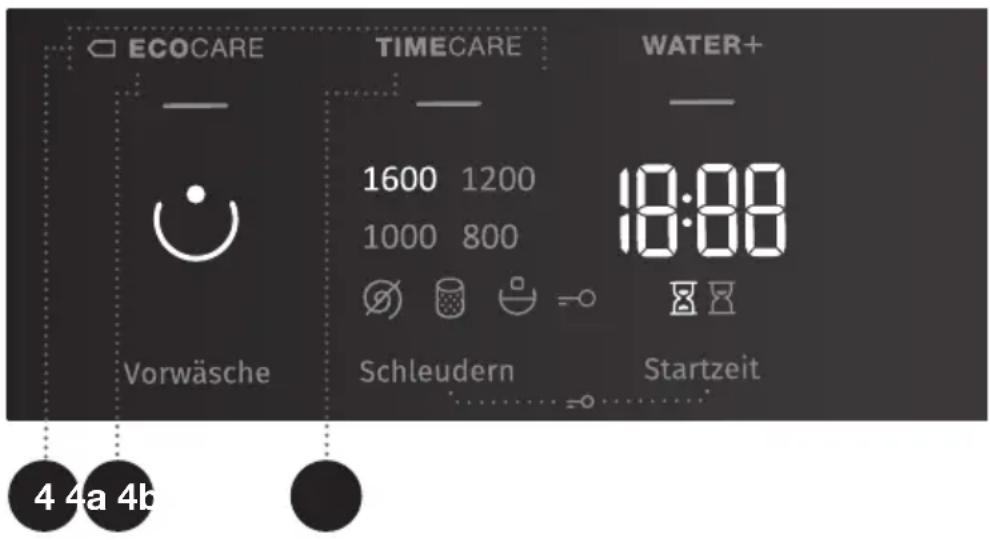 GORENJE WE74S3PA - SCHRITT: AUSWAHL DER EINSTELLUNGEN - 1
