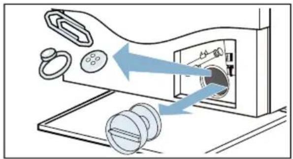BOSCH Serie 6 WDU28540 - Laugenpumpe entleeren und reinigen - 9