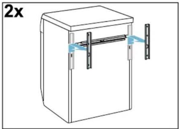 BOSCH Serie 6 WDU28540 - Transportstreben wie folgt entfernen: - 2