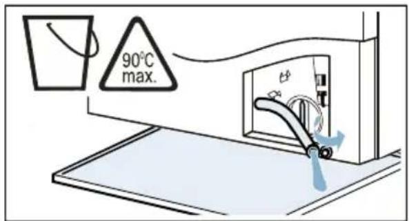 BOSCH Serie 6 WDU28540 - Restliche Waschlauge wie folgt ablas- - 4