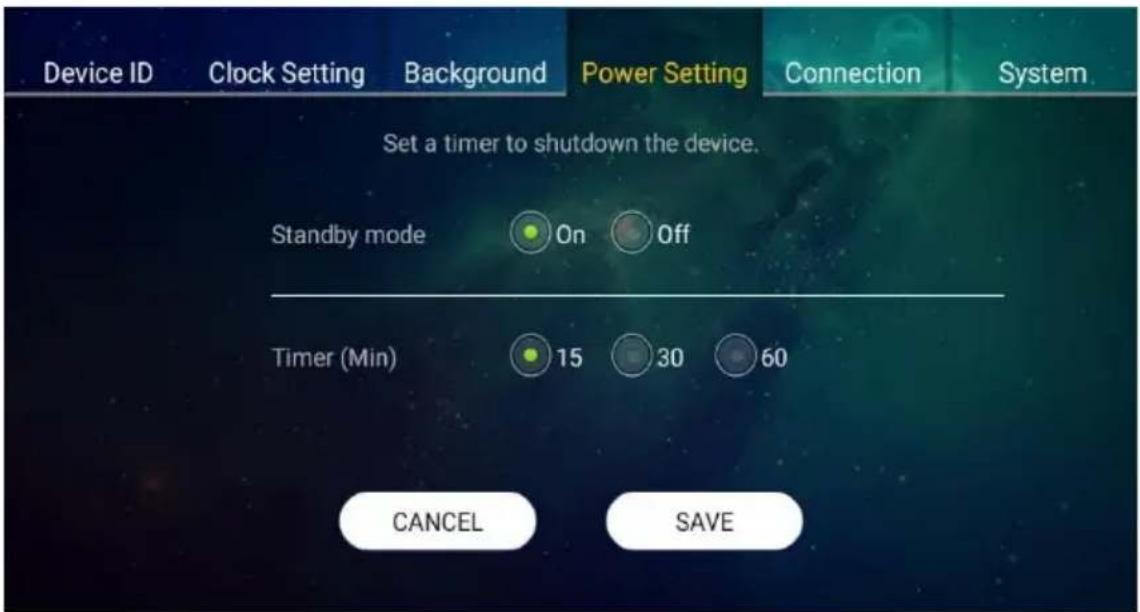NorthVision VisionShare A30 - Power Setting - 1