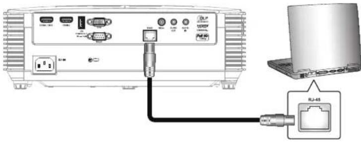 OPTOMA DW318E - LAN/RJ45 - 1