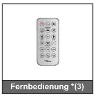 Fernbedienung * (3)