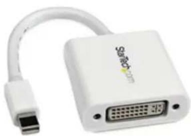 StarTech.com MDP2DVIW - Mini DisplayPort auf DVI Adapter Konverter - Weiss - 1