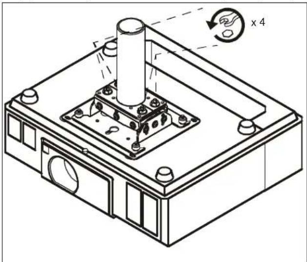 Chief PG1A - Install Projector Guard on Pole-Mounted Projector - 1