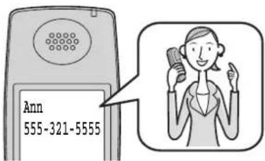 PANASONIC KX-TH112 - Using Caller ID service - 1