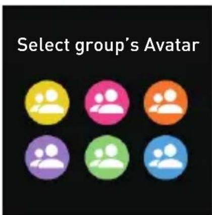 Select group's Avatar