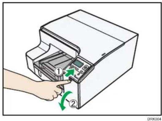 RICOH SG 5100 - セット不良(廃インクボックス) - 1