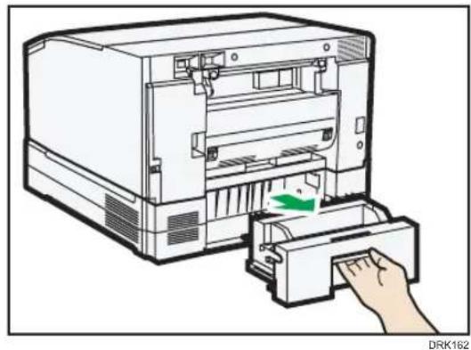 RICOH SG 5100 - 背面ユニットから用紙を取り除く - 1