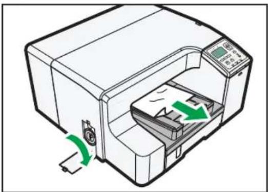 RICOH SG 5100 - トレイ 1 から用紙を取り除く - 1