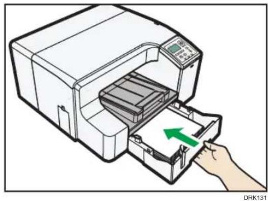 RICOH SG 5100 - フロント手差しトレイに用紙をセットする - 12