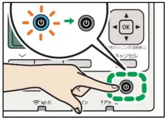 電タリーニング(3秒押し) キャンセル Wi-Fi イン !アラ...