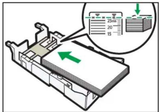 RICOH SG 5100 - フロント手差しトレイに用紙をセットする - 10