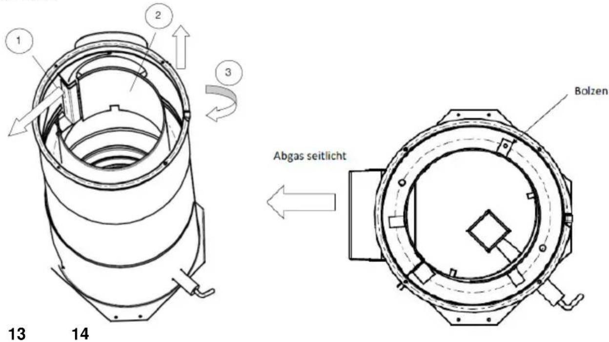 1 2 3 13 14 Abgas seitlicht Bolzen