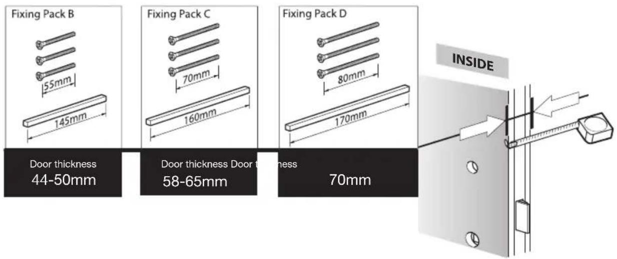 Yale Conexis L1 - Measuring Your Door. - 1