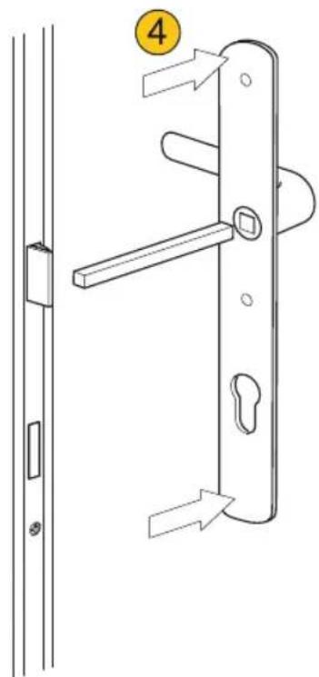 Yale Conexis L1 - Removing Existing Handle And Cylinder. - 3
