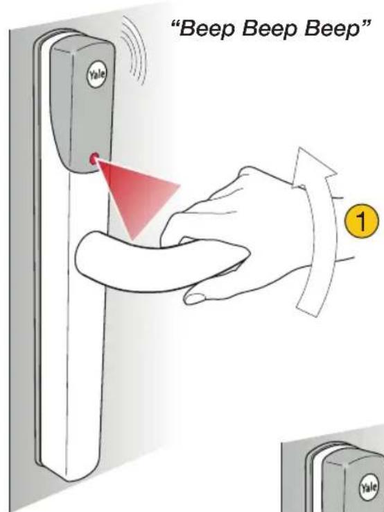 Yale Conexis L1 - Locking The Conexis® L1. - 2