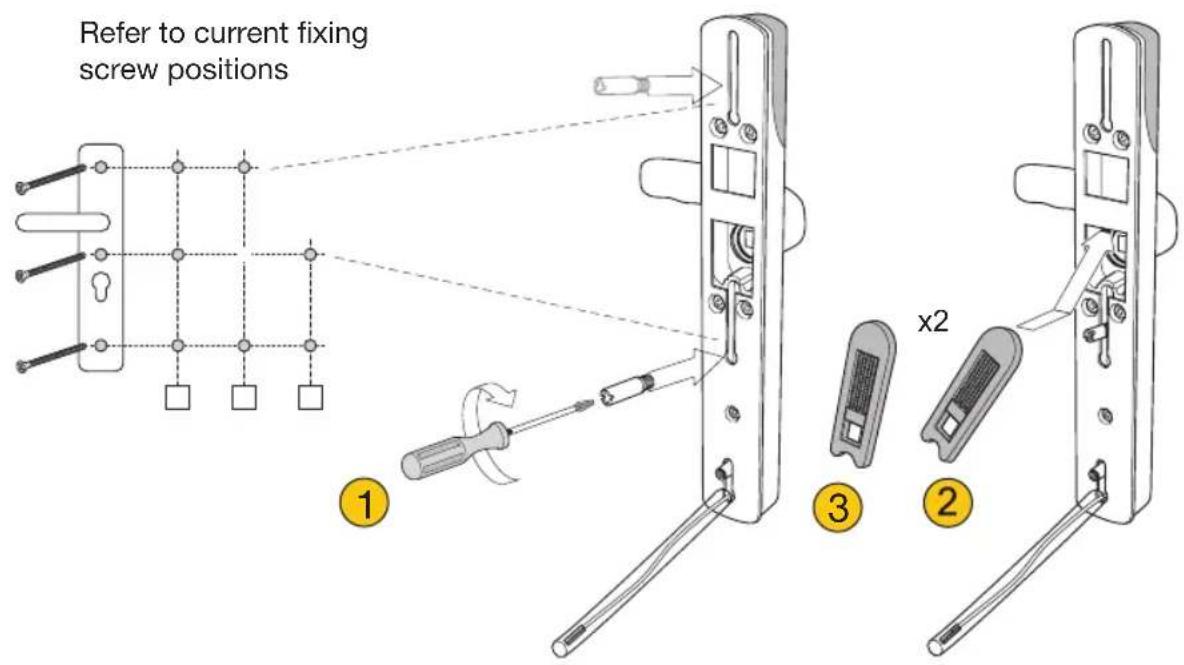 Yale Conexis L1 - Installing External Handle. - 1