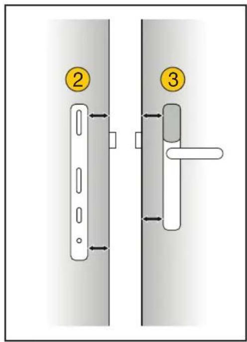 Yale Conexis L1 - Aligning Handle. - 2