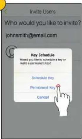 Yale Conexis L1 - Sharing Virtual Keys. - 7
