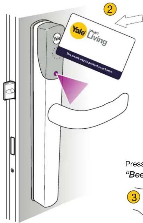 Yale Conexis L1 - Pairing Master Key Card. - 3