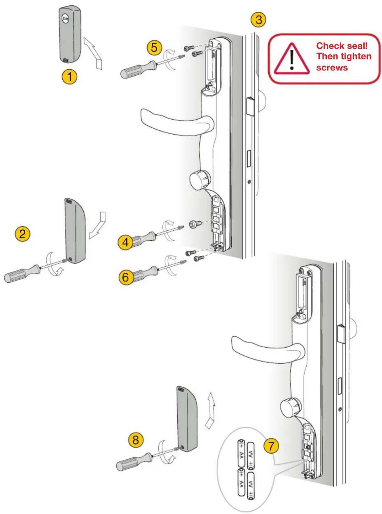 Yale Conexis L1 - Installing Internal Handle. - 1