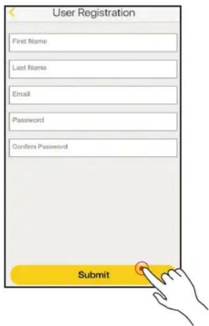 Yale Conexis L1 - ② Register Account - 2