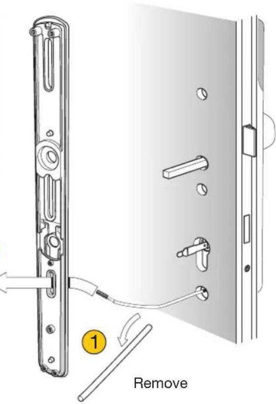 Yale Conexis L1 - Installing Internal Fixing Plate. - 3