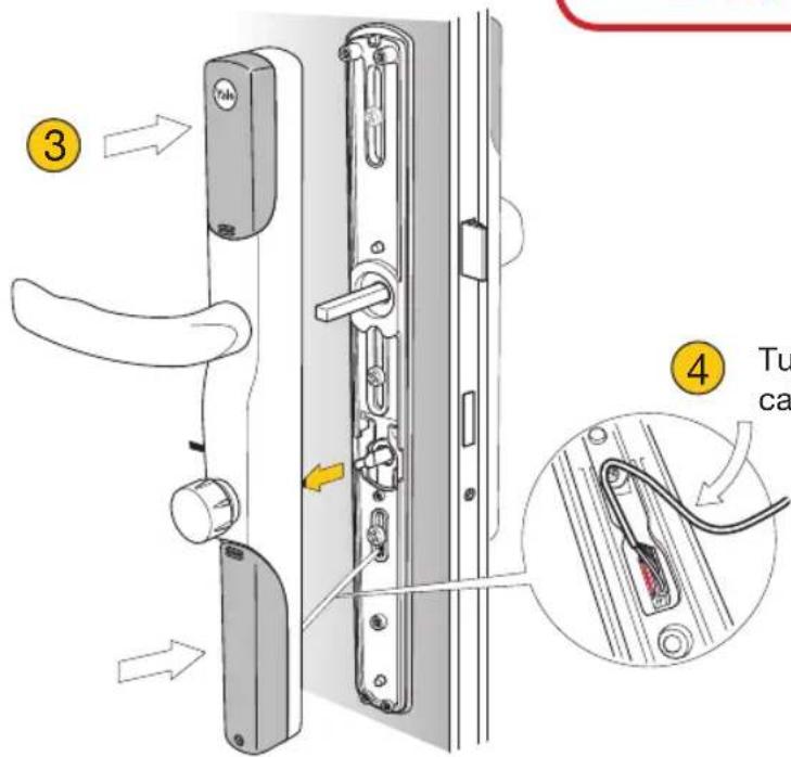 Yale Conexis L1 - Installing Internal Handle. - 3