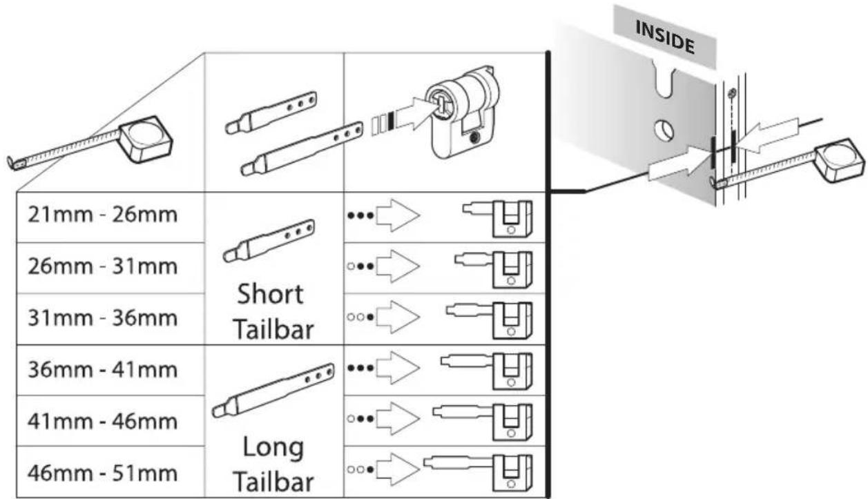 Yale Conexis L1 - Measuring Your Door. - 2
