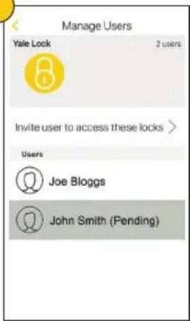 Yale Conexis L1 - Sharing Virtual Keys. - 8
