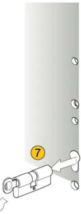 Yale Conexis L1 - Removing Existing Handle And Cylinder. - 6