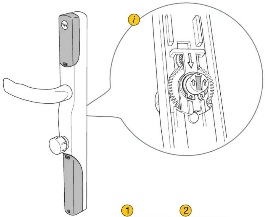 Yale Conexis L1 - Installing Internal Handle. - 2