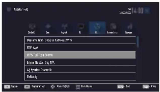 GRUNDIG 55 GCO 9900B - Bir düğmeye basarak kablosuz WPS ağ bağlantısı - 1