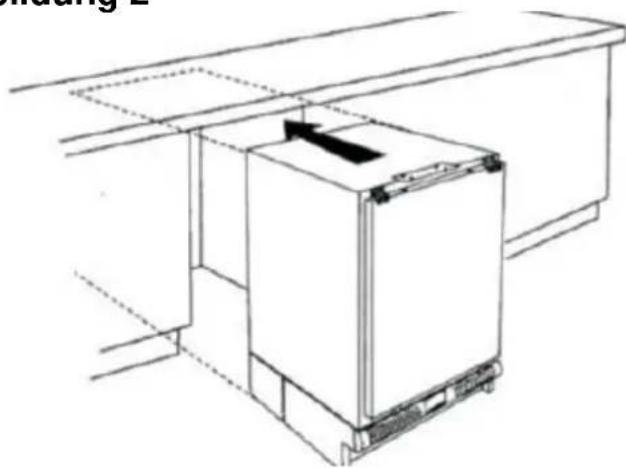 Exquisit UGS 105-1E A+ - Anweisungen zum Unterbau - 2